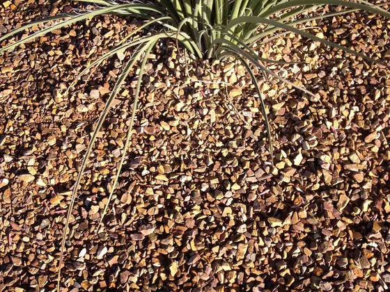Landscape rock and gravel ready to spread by the yard or ton