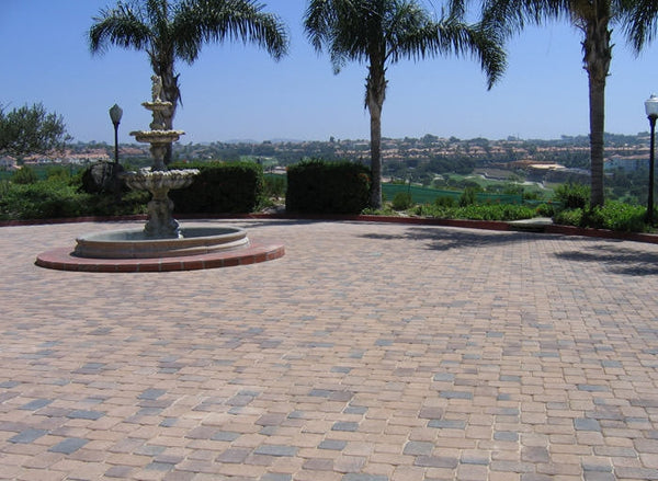 Paver patio ready for fall