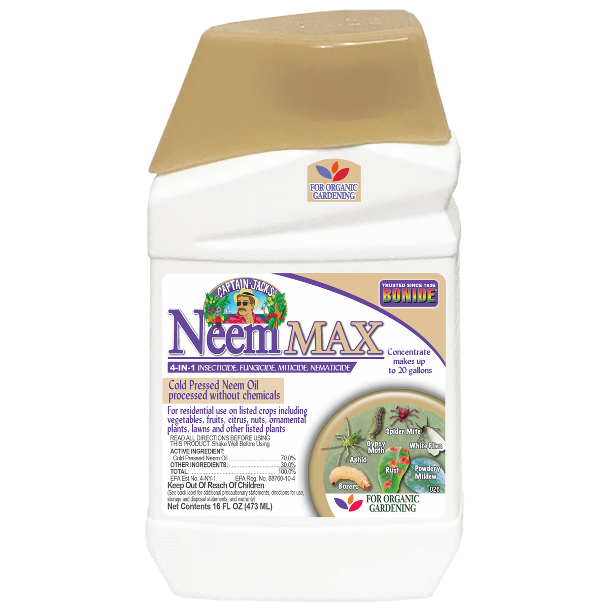 Bonide Captain Jack's Neem Max Concentrate