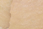Arizona Buff Flagstone Standup Grade 2 grade, large select flagstone slabs stood on edge and strapped for delivery
