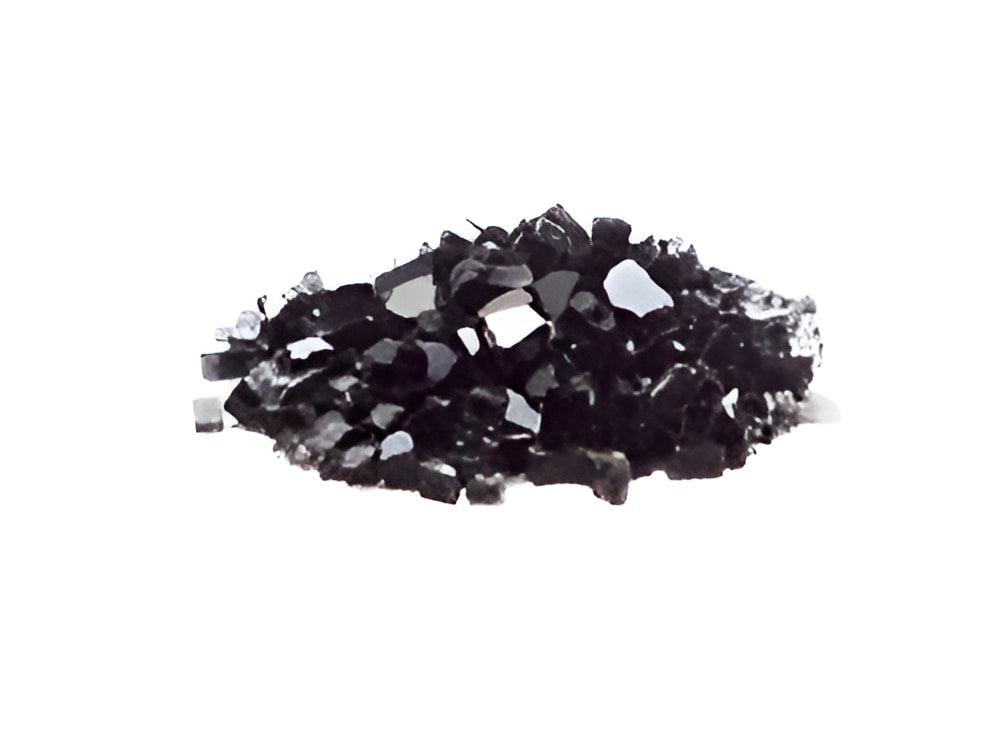 Black Reflective Fire Glass