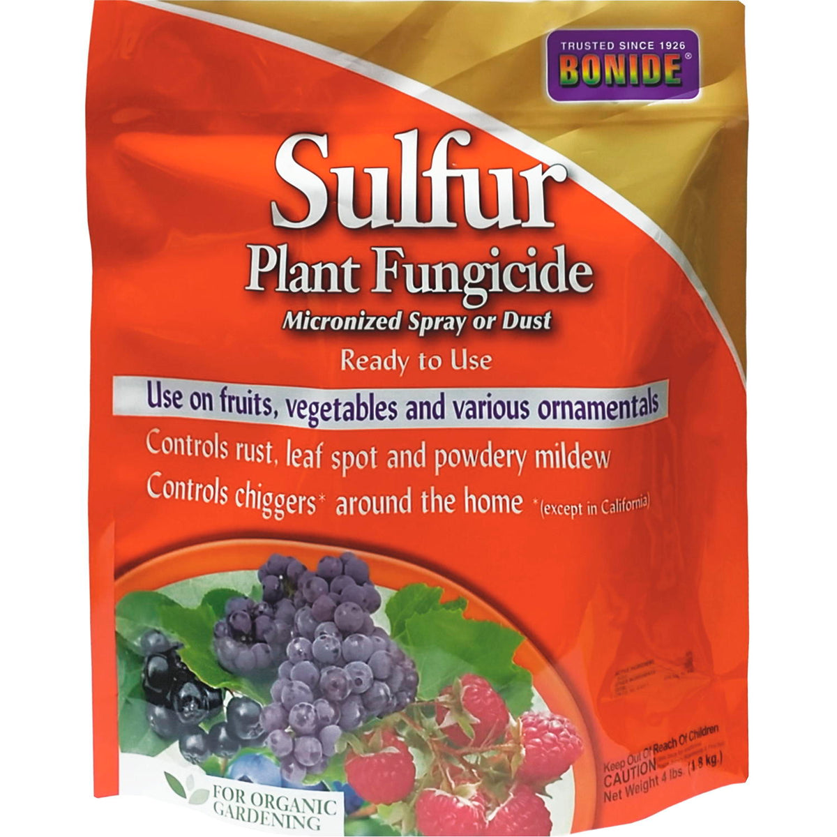Bonide Sulfur Plant Fungicide Dust