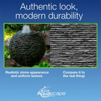 Stacked Slate Sphere - 24" Dia (61 Cm) – image 6