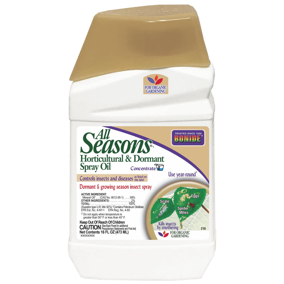 Bonide All Seasons Horticultural Oil Concentrate
