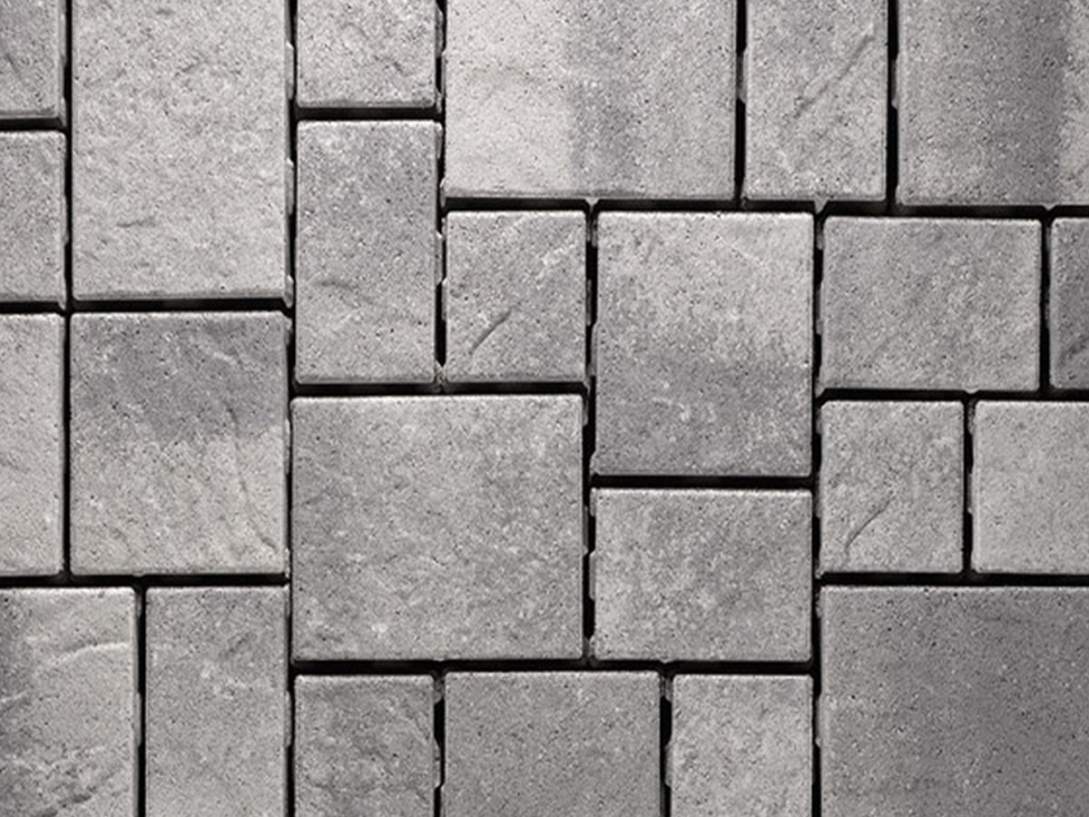 Permeable Slate Pavers Gray Charcoal