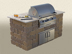 Stone Wall BBQ Island Standard BBQ Island