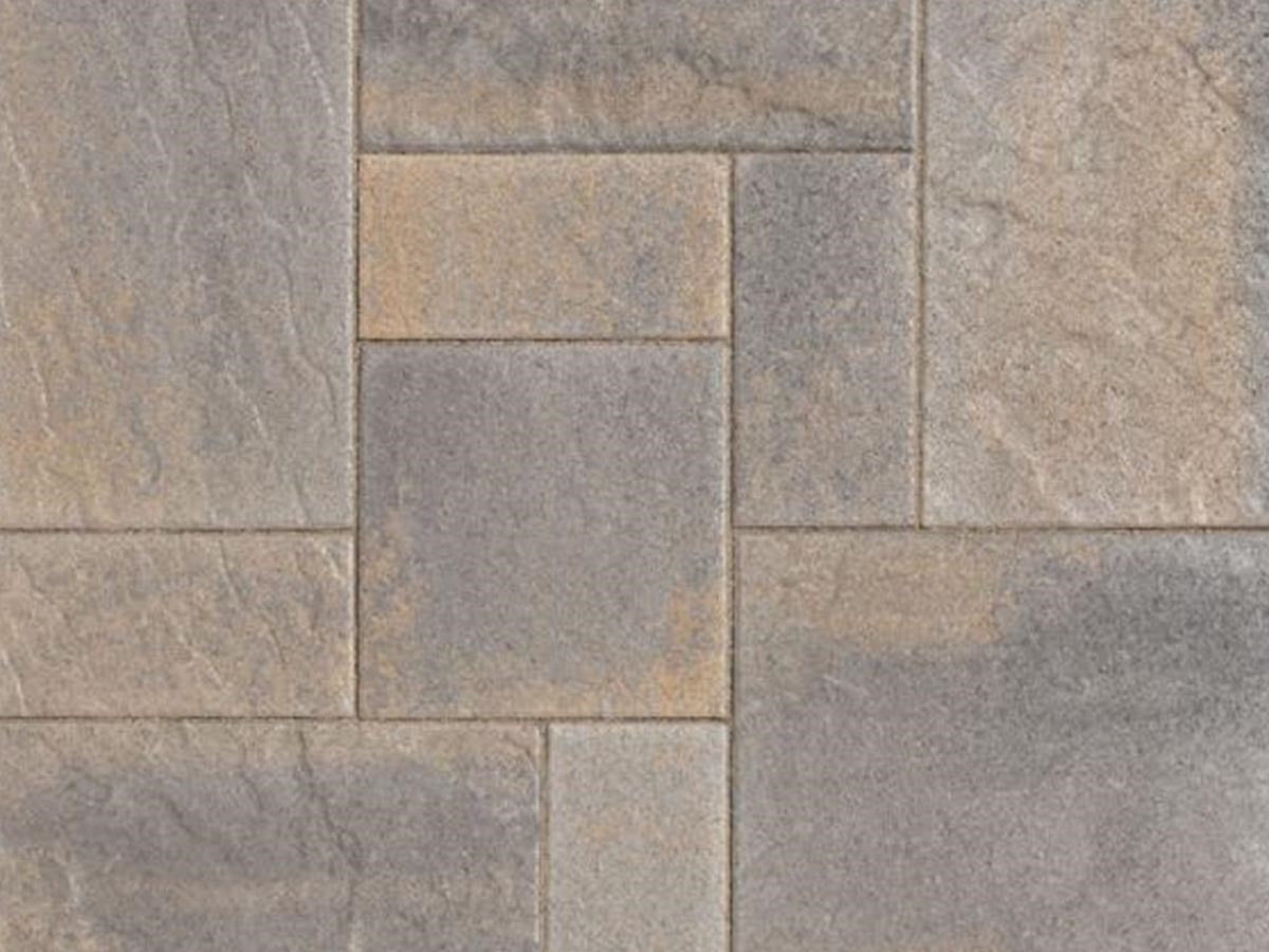 Pavilion Pavers Copper Charcoal