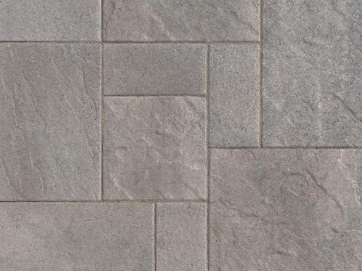 Pavilion Pavers Pewter Charcoal