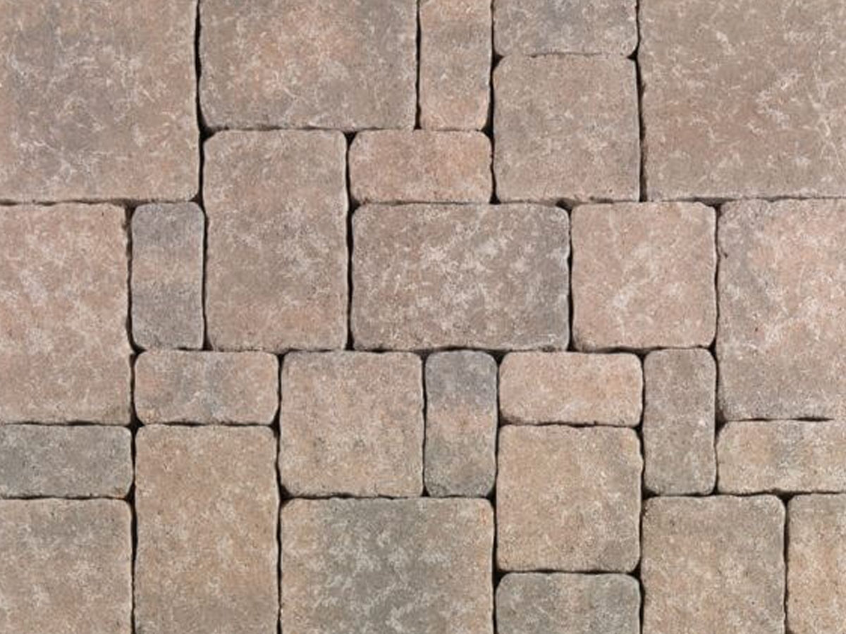 Estate Cobble Pavers Cream Brown