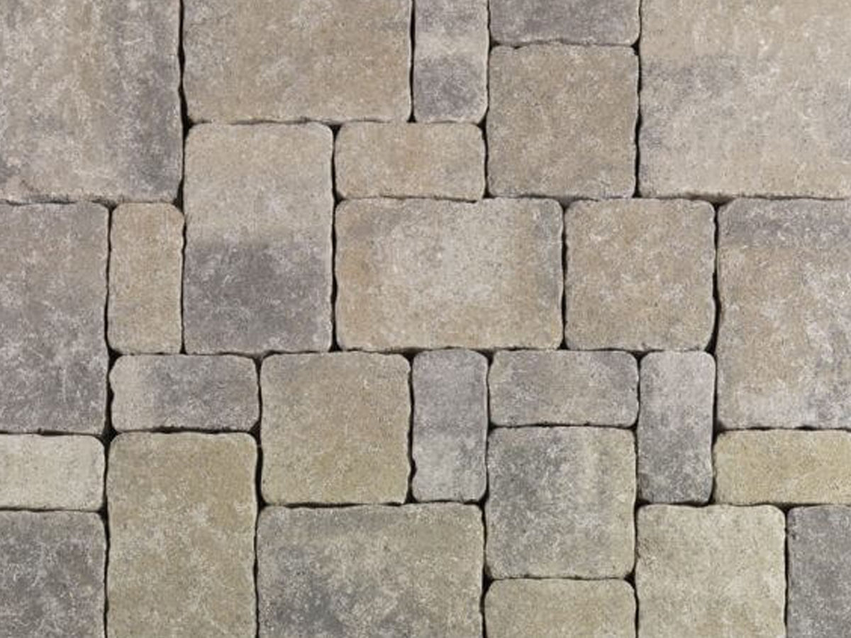 Estate Cobble Pavers Moss Gray