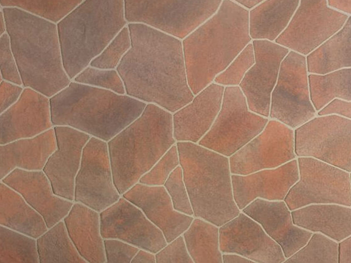 Slaton Random Pavers Terracotta & Brown