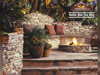 Rustic Wall Stone Fire Features Fire Ring - Tumbled