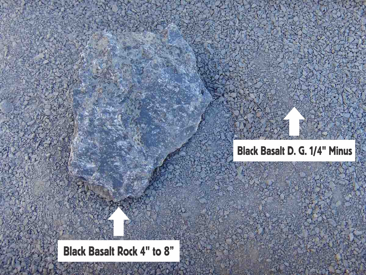 Black Basalt Decomposed Granite