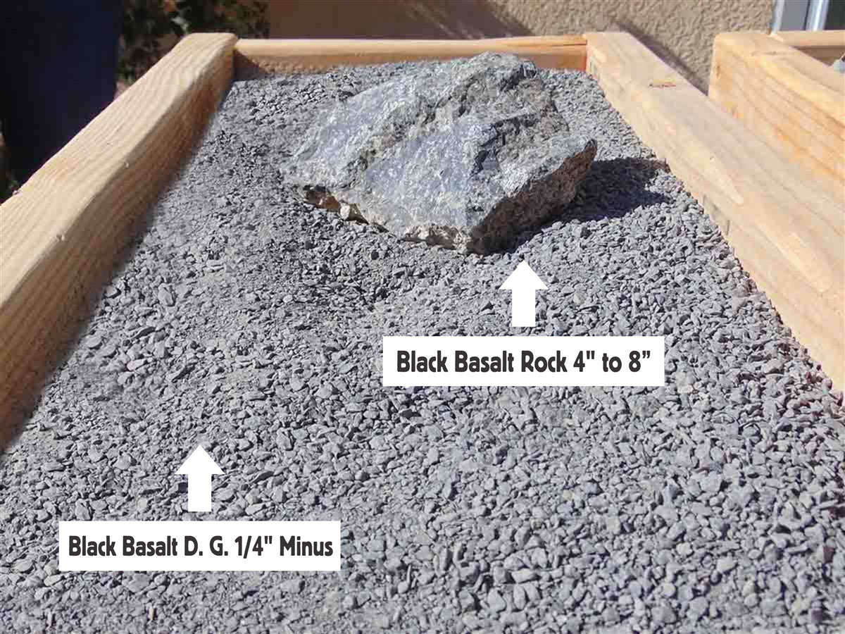 Black Basalt Decomposed Granite