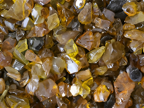Amber Fire Glass