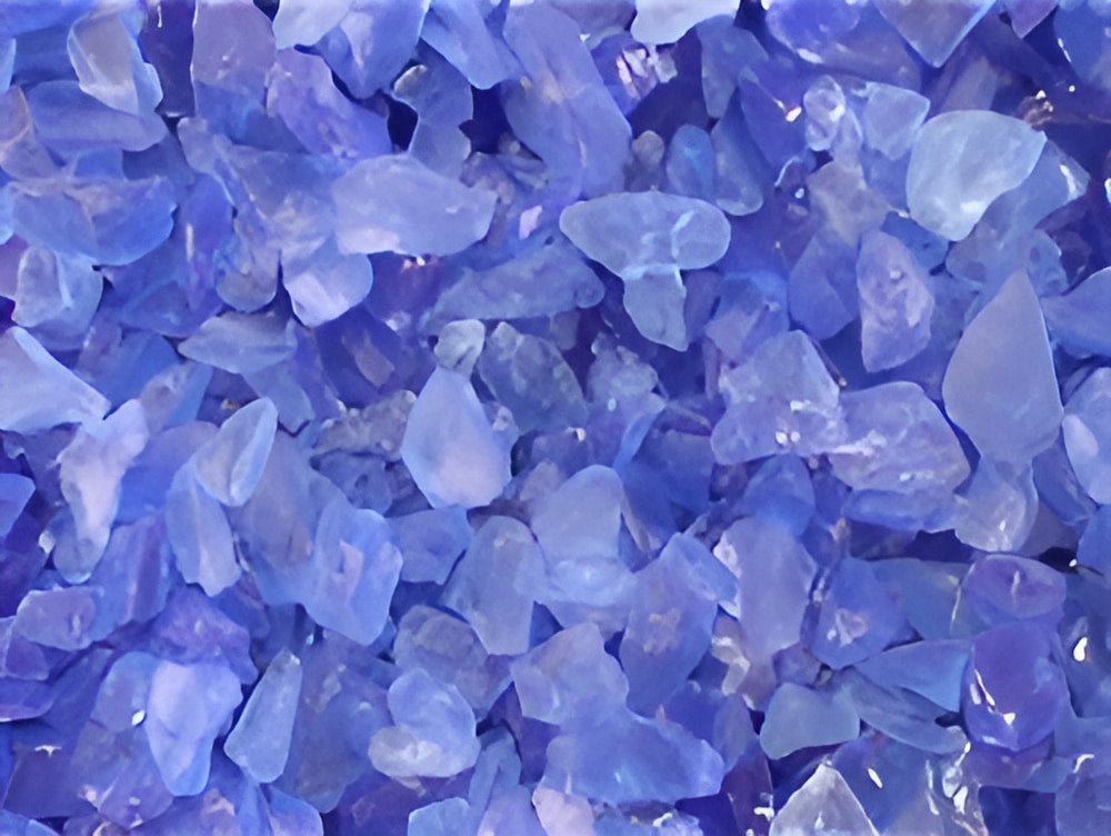 Ocean Blue Fire Glass