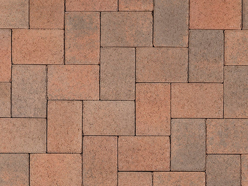 Appian Cobble Pavers Cream-Brown-Terracotta