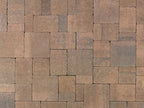 Castle Cobble Pavers Cream-Brown-Charcoal
