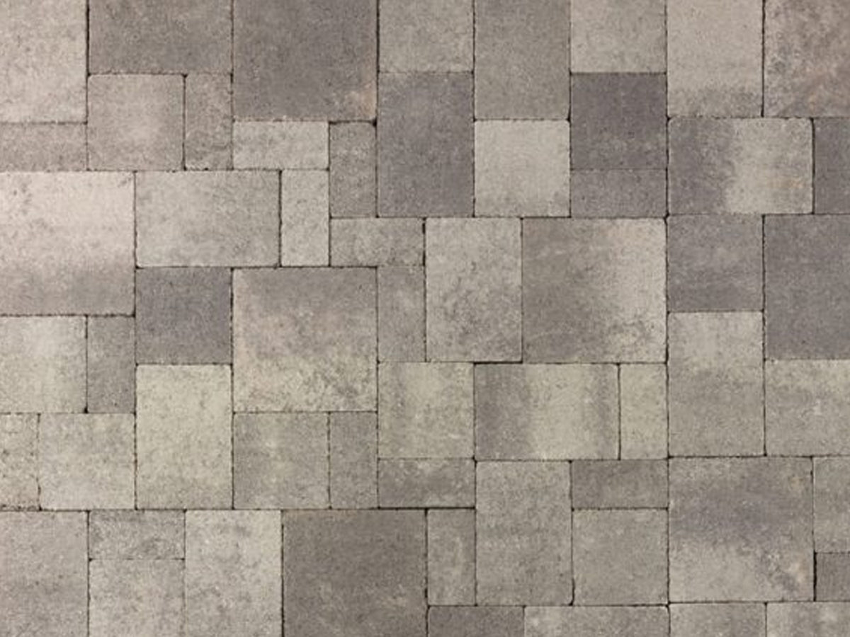 Castle Cobble Pavers Gray-Charcoal