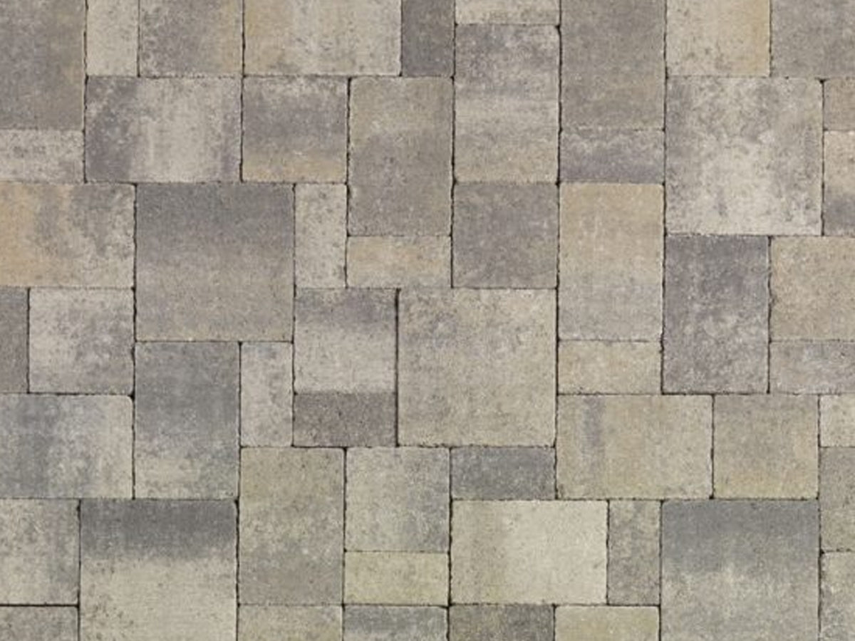 Castle Cobble Pavers Gray-Moss-Charcoal