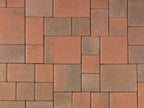 Courtyard Pavers Cream-Brown-Terracotta