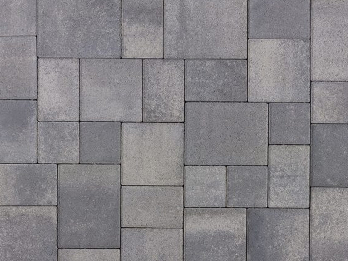 Courtyard Pavers Gray-Charcoal