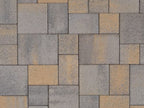 Courtyard Pavers Dark Gray-Copper-Charcoal