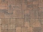 Slate Stone Pavers Blended Color - Cream-Brown-Charcoal
