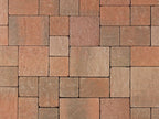 Slate Stone Pavers Blended Color - Cream-Brown-Terracotta