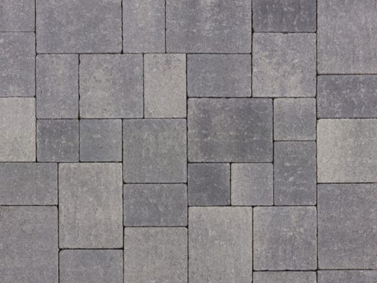 Slate Stone Pavers Blended Color - Gray-Charcoal