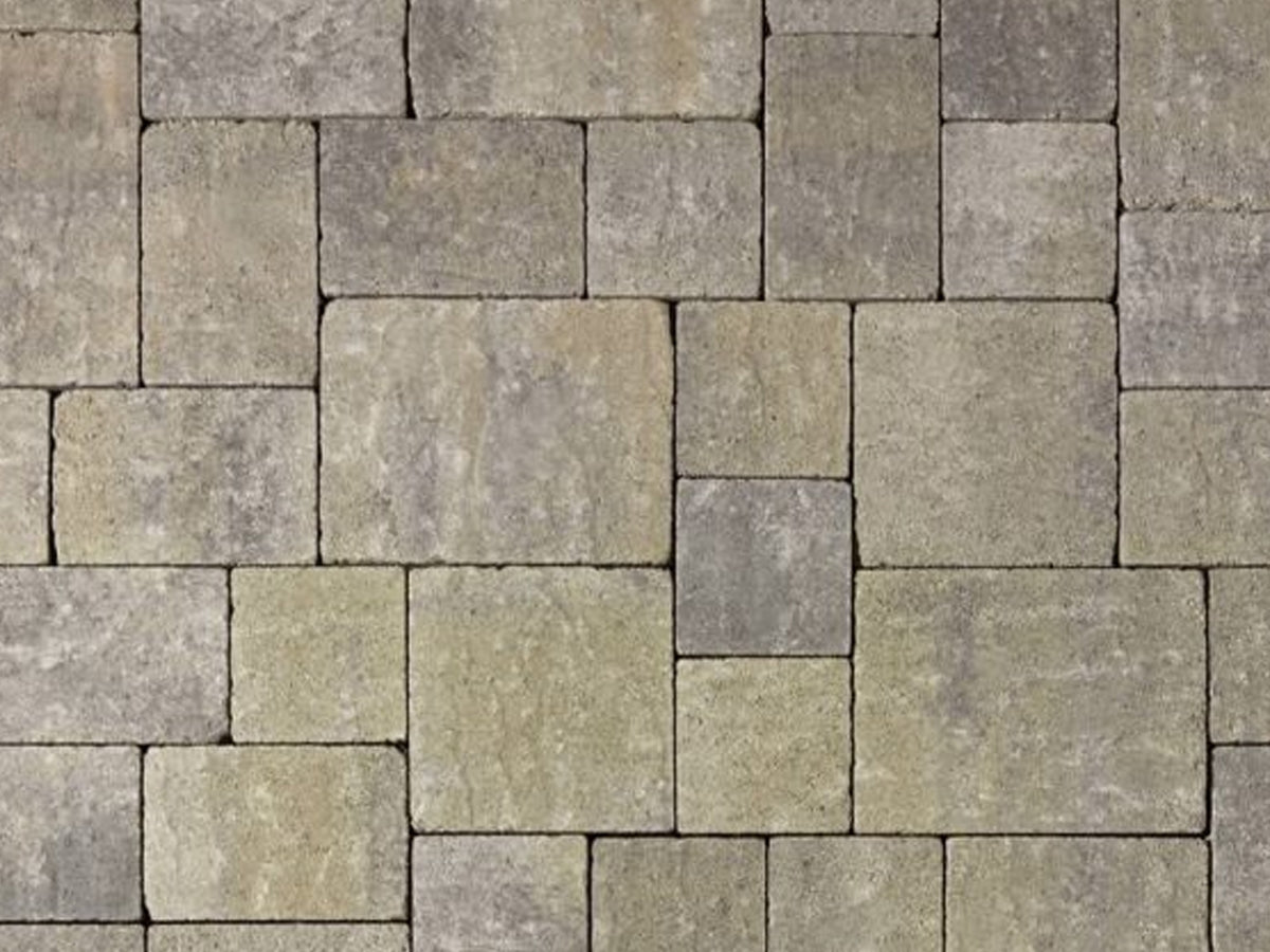 Slate Stone Pavers Blended Color - Gray-Moss-Charcoal