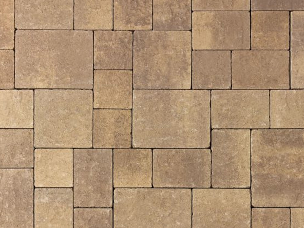 Slate Stone Pavers Blended Color - Sand-Stone-Mocha