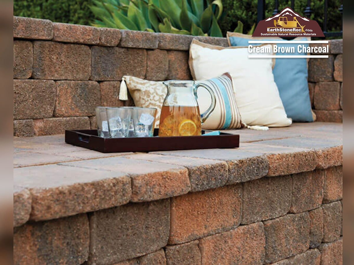 Wall Stone Cream-Brown-Charcoal