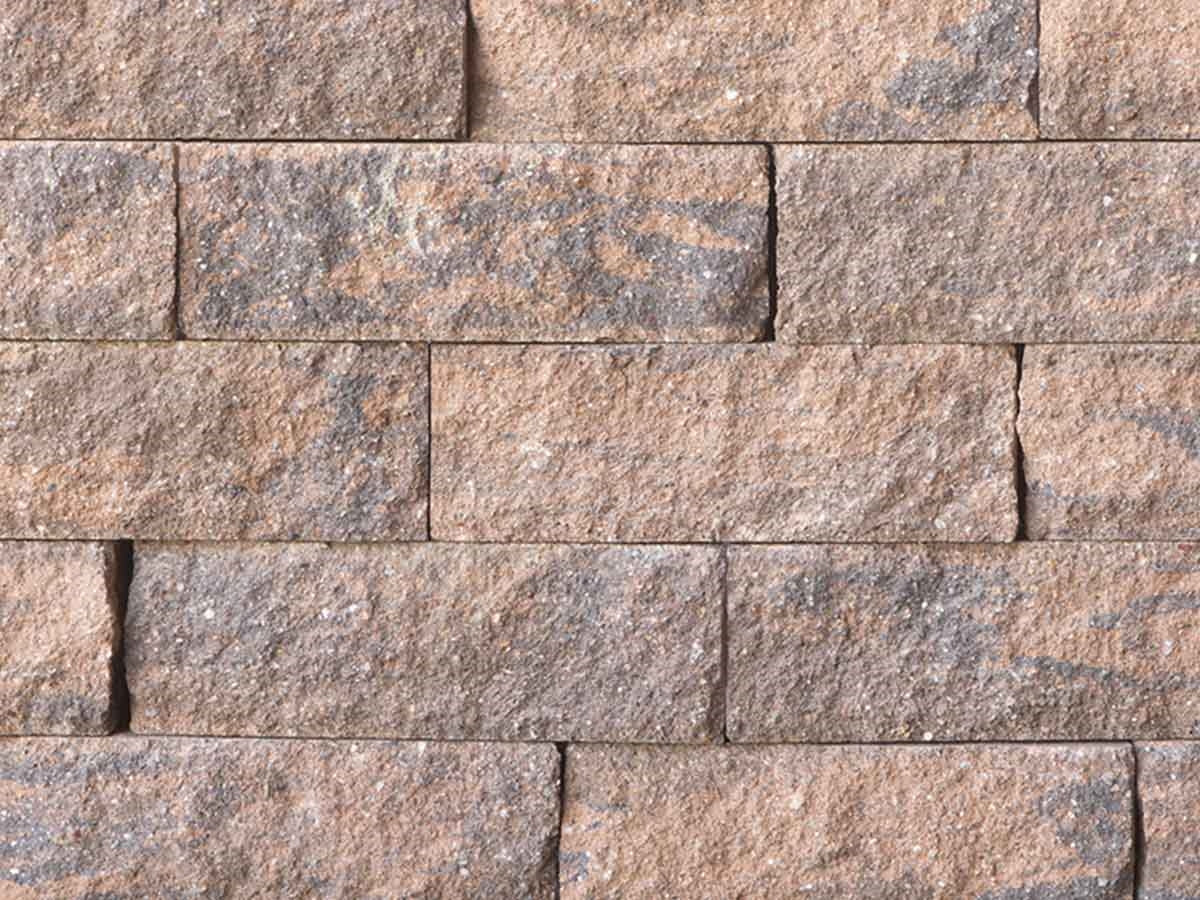 Wall Block Wall Block - Cream-Charcoal-Brown