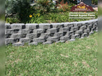 Wall Block Planter Wall Block - Gray-Charcoal