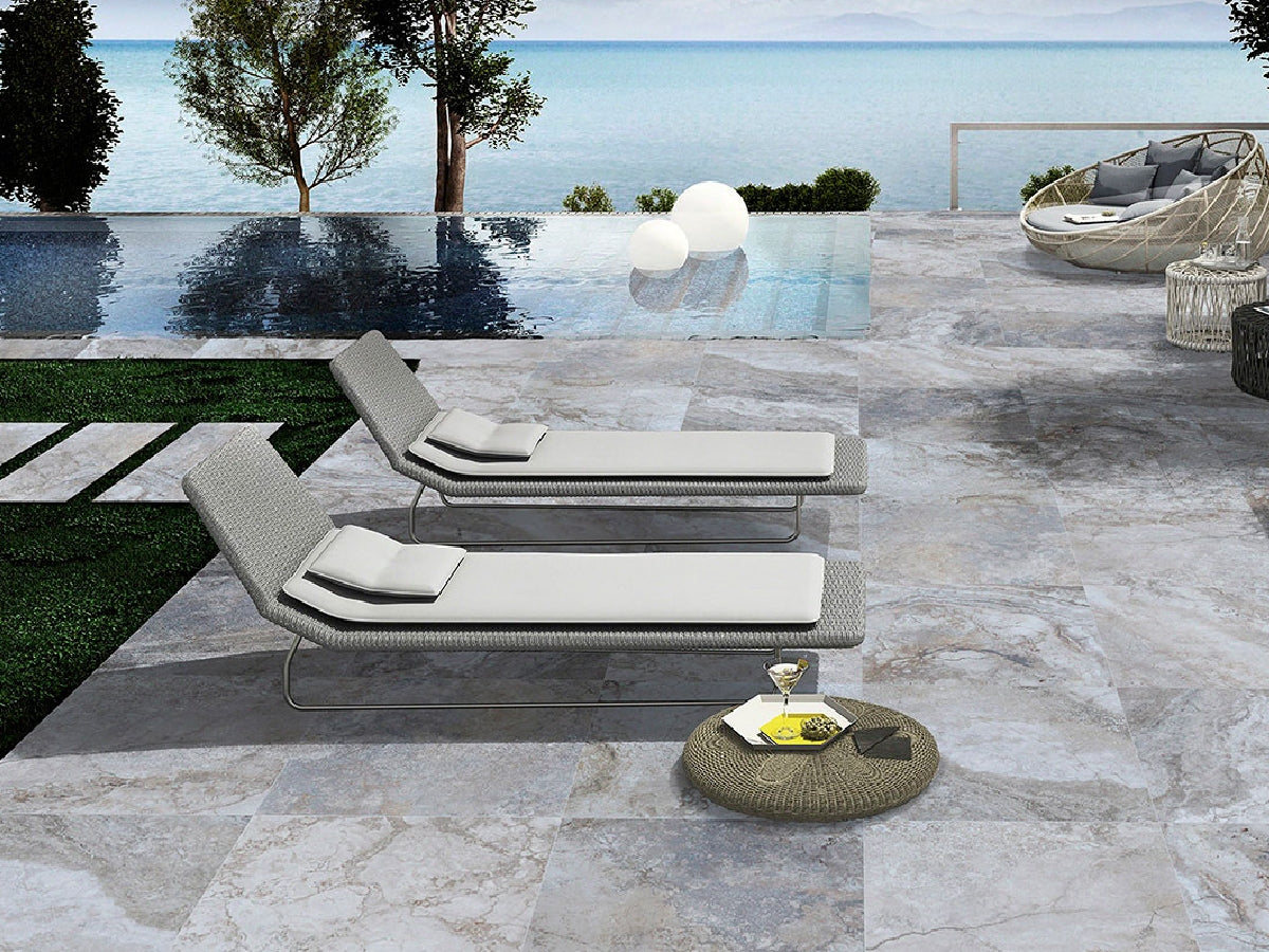 Argento Travertine Pavers