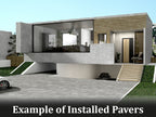 Fossil Snow Pavers