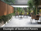 Lunar Silver Pavers