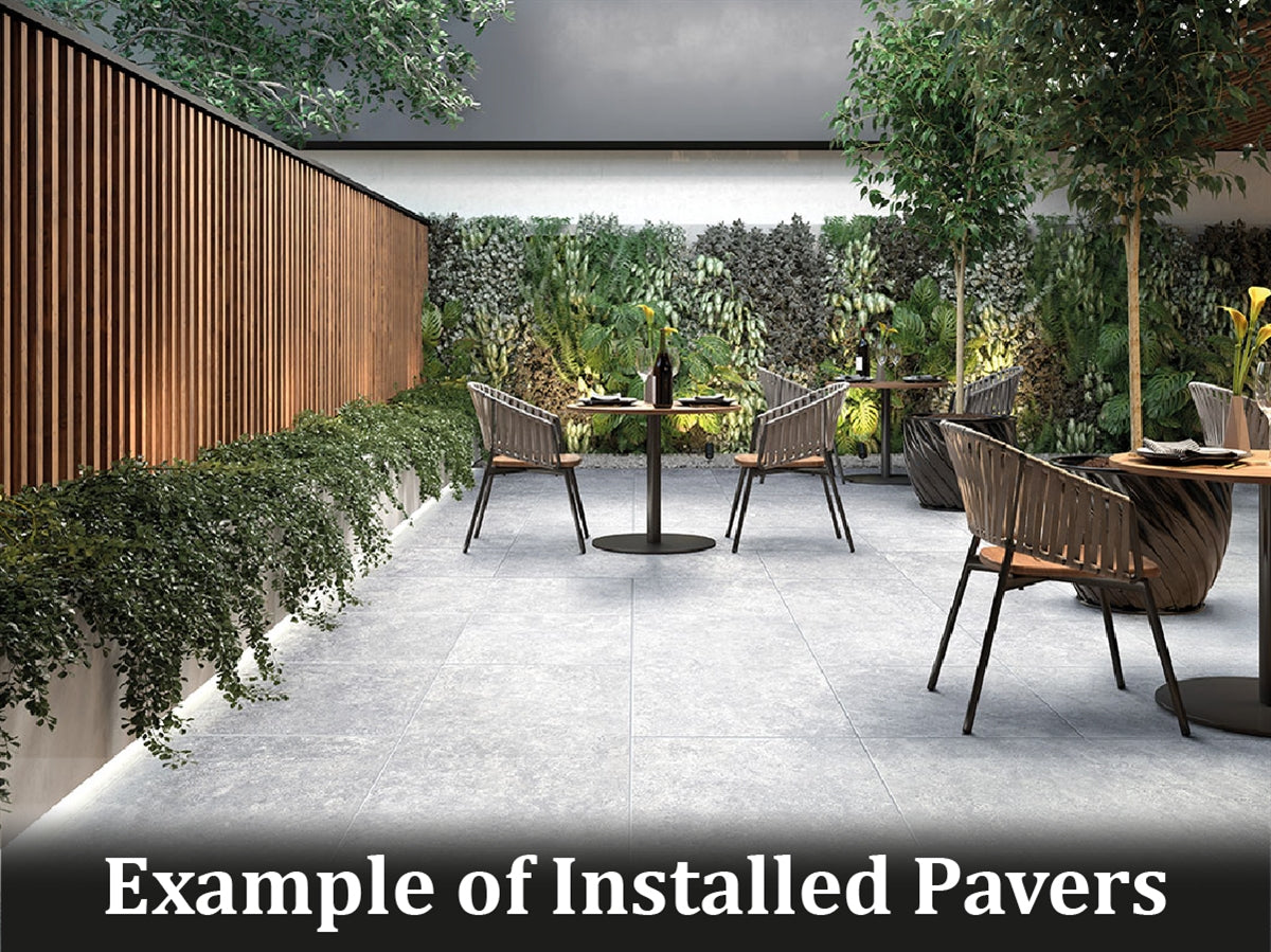 Lunar Silver Pavers