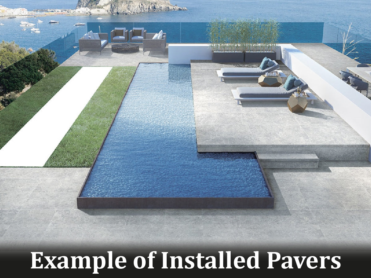 Lunar Silver Pavers