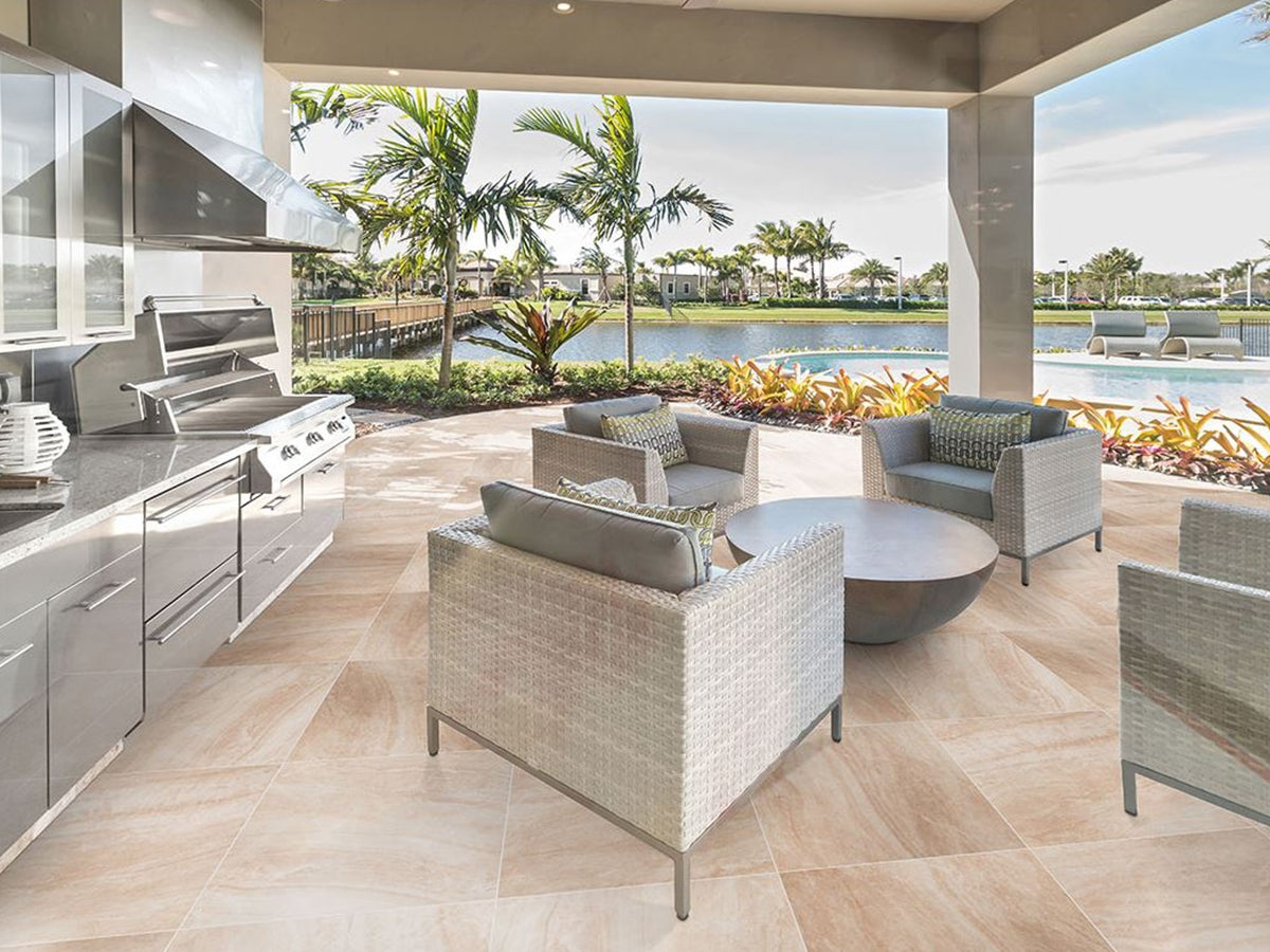 Praia Crema Pavers 24" x 24"