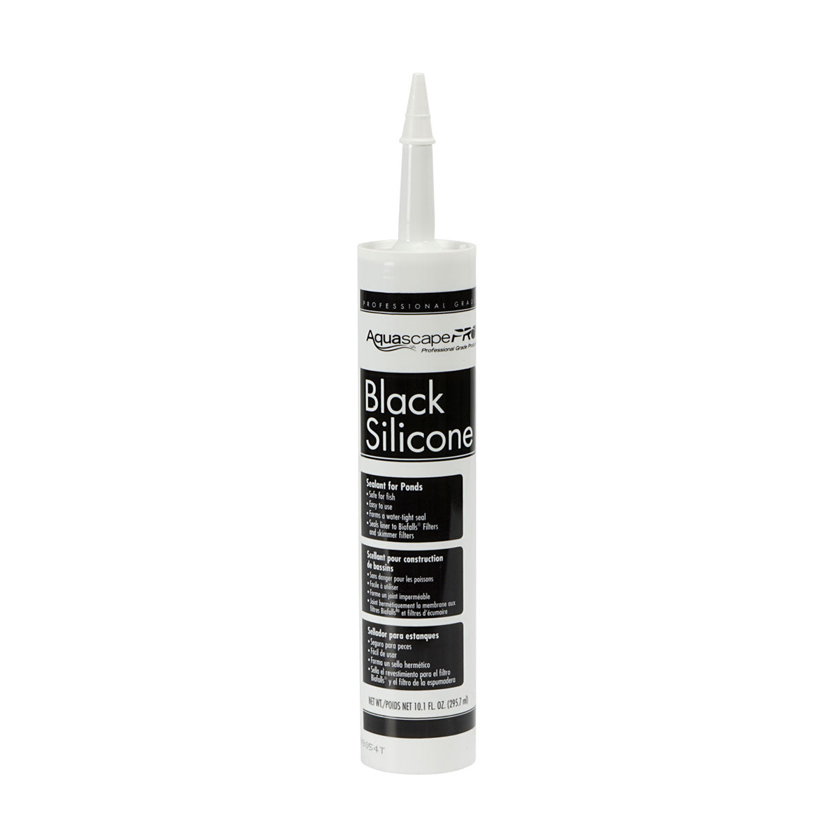 Silicone Sealant Tube-Black - 10.1 Oz / 316 Ml