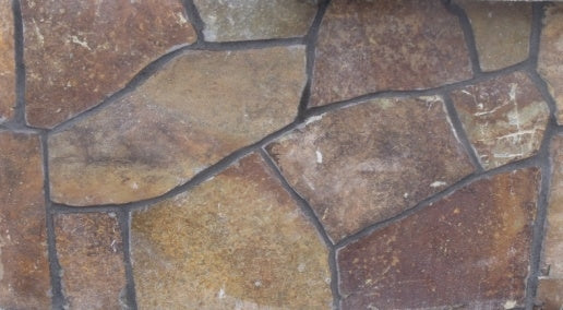Sunset Pritchard Flagstone | Warm Tan & Gold Patio Stone – Earth Stone Rock