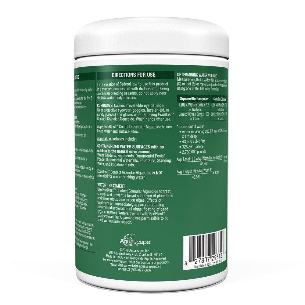 Ecoblast® Contact Granular Algaecide - 38.4 Oz / 1.1 Kg – image 3