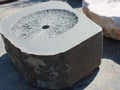 Basalt boulder fire pit