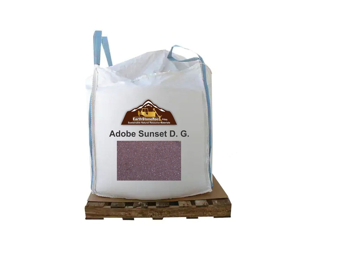 Adobe Sunset Decomposed Granite supersack on pallet