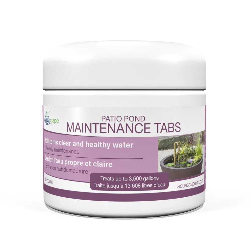 Patio Pond Maintenance Tabs - 36-Tabs