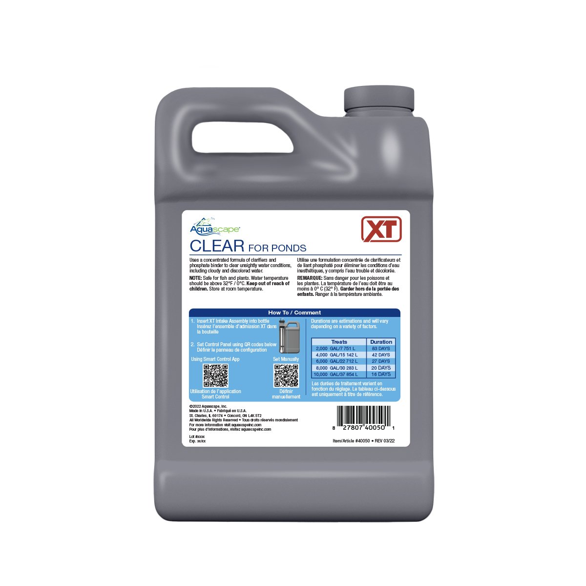 Clear For Ponds Xt - 64 Oz / 1.89 L – image 2