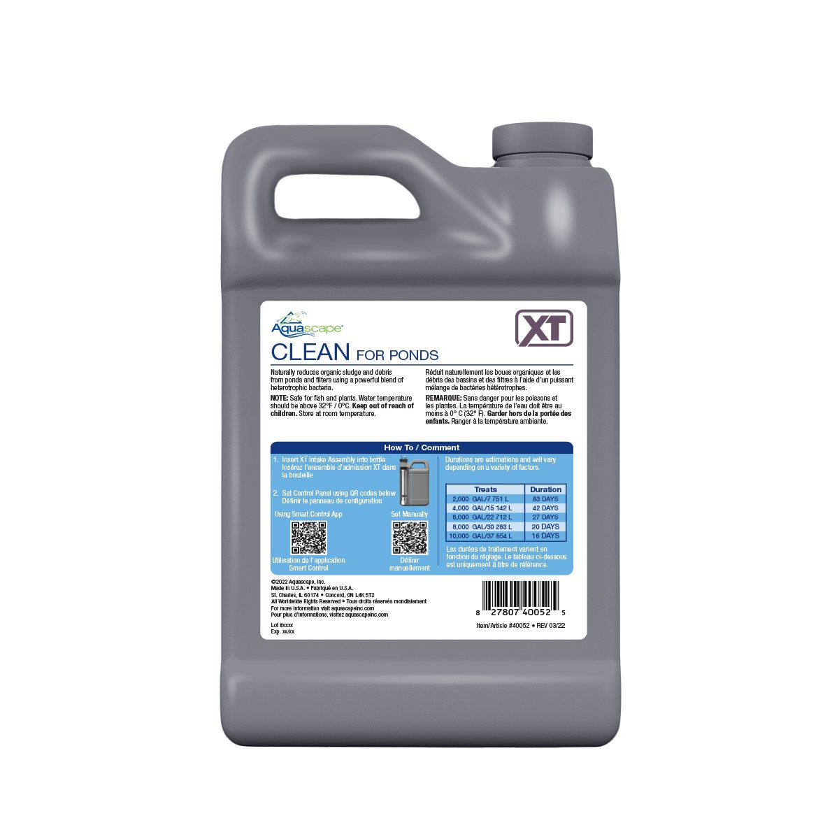 Clean For Ponds Xt - 64 Oz / 1.89 L – image 2