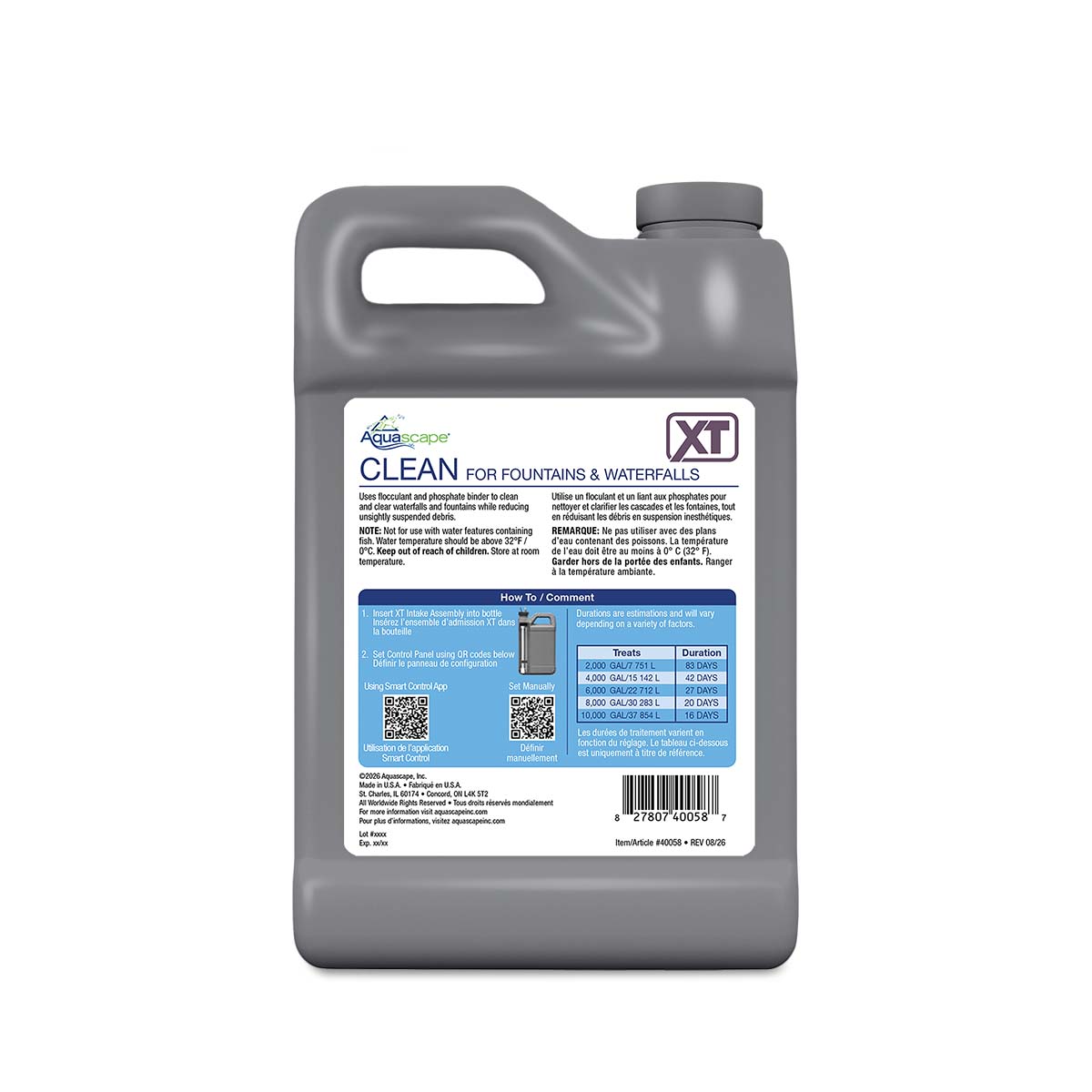 Clean For Fountains And Waterfalls Xt - 64 Oz / 1.89 L – image 3